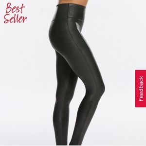 Spanx faux leather leggings